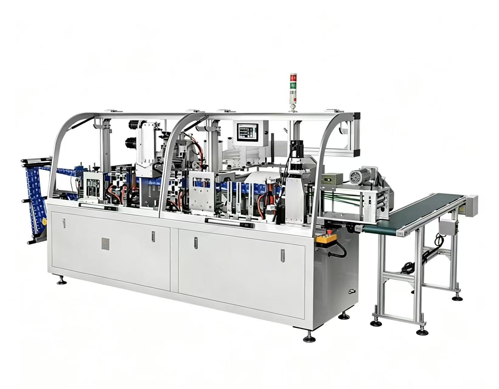 Automatic Round Corner Four Sides Sealing Wet Wipe Packaging Machine