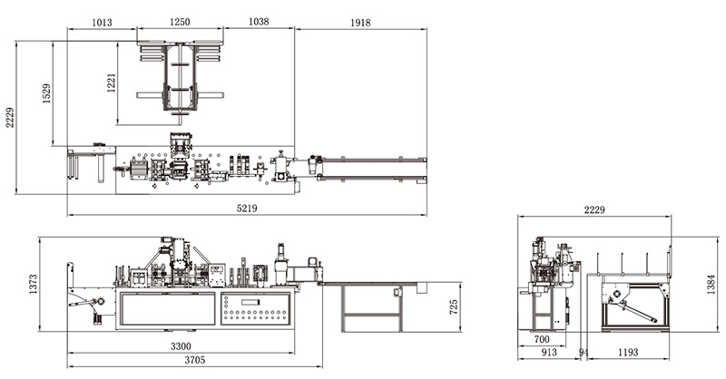 Automatic Round Corner Four Sides Sealing Wet Wipe Packaging Machine